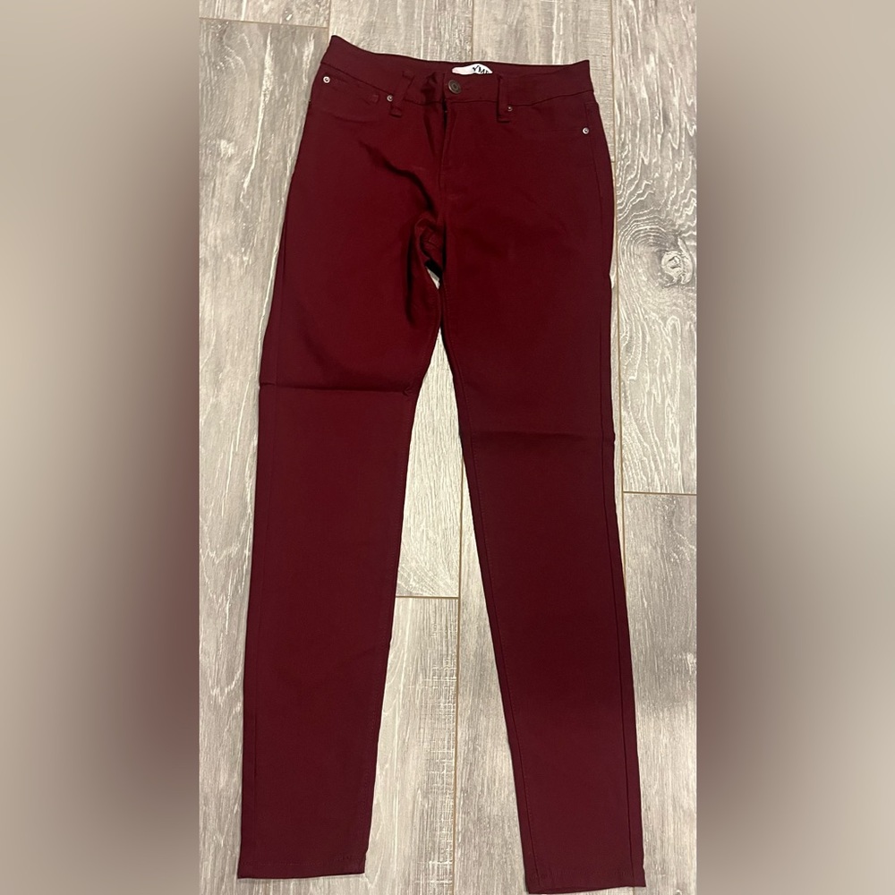 Colored denim jeans